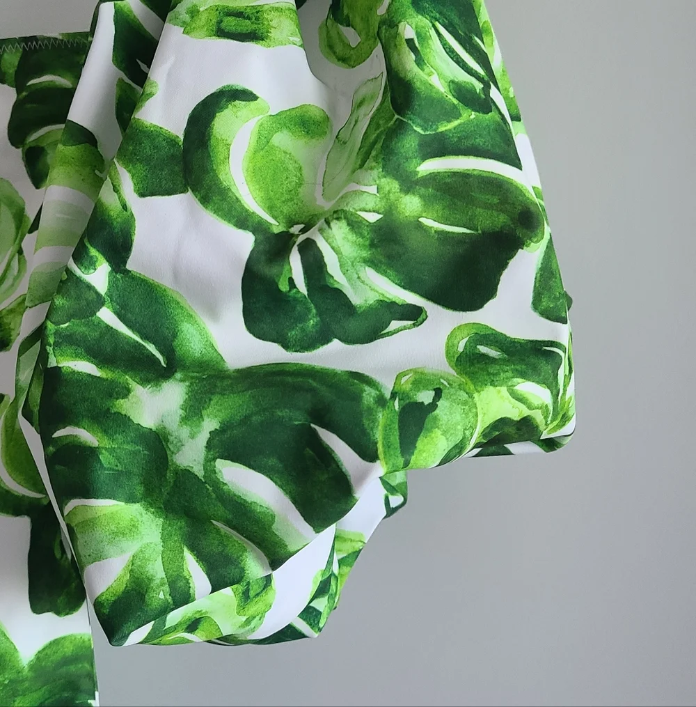 Caroline K One-piece Swimsuit Resortwear With Puff Sleeves - Picture 2 of 6